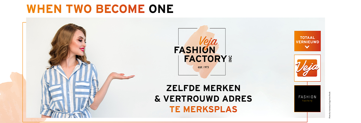 2 winkels worden 1 veja fashion factory merksplas